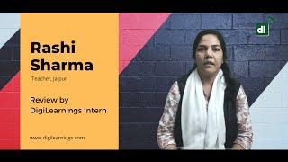Digital Marketing Course review by Rashi Sharma - DigiLearnings