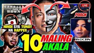 10 MALING AKALA | ng mga RAPPER kay "ANDREW E at POOCH"