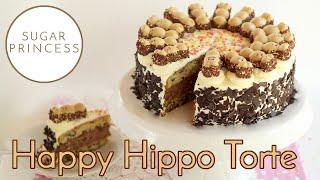 Super leckere Happy Hippo Nilpferd-Torte | Geburtstagstorte | einfaches Rezept von Sugarprincess