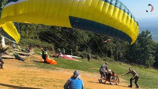 Handicap and strong Wind Starts - Paragliding Bassano