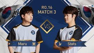 [GSL vs. the World 2019] Ro.16 Match3 Maru vs Stats