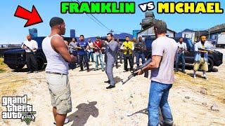 Franklin Trying To Survive Michael's Biggest Attack In GTA 5 | SHINCHAN and CHOP