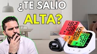 Esto DEBES hacer si te subio la presion arterial en casa 