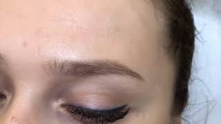 HEALED Permanent makeup brows & after touch up