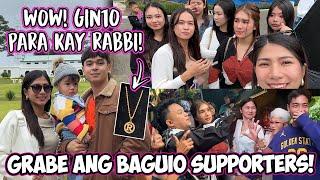 GRABE ANG BAGUIO SUPPORTERS! MAY GINTONG REGALO PA PARA KAY RABBI! | Jacq Tapia