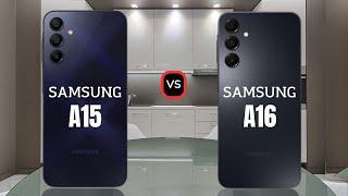 Samsung A15 vs Samsung A16