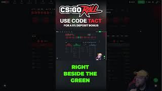 MASSIVE $2,000 ROULETTE WIN ON CSGOROLL #shorts #csgoroll #csgo #cs2 #tact