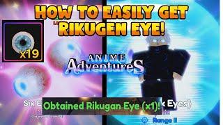 HOW TO EASILY GRIND/FARM RIKUGEN EYES IN ANIME ADVENTURES!