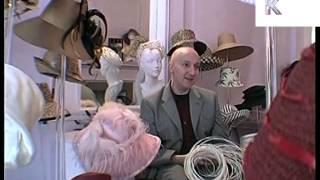 1997 Milliner Stephen Jones on Feathers, 1990s Archive Footage