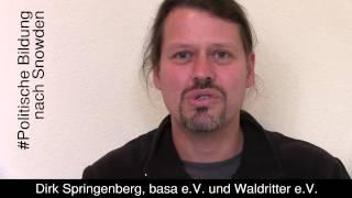 H4 - Wie verändert sich politische Bildung nach Snwoden? - Dirk Springenberg