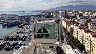 Málaga y su Puerto desde la Noria