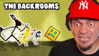  Znalazłem THE BACKROOMS w GEOMETRY GRASZ! Oraz gram w WASZE MAPKI! | Geometry Dash #16