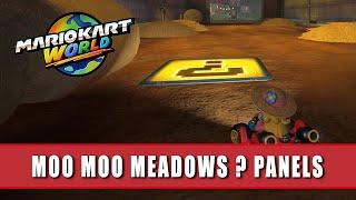 Moo Moo Meadows Question Blocks Mario Kart World - All Yellow ? Blocks in Moo Moo Meadows