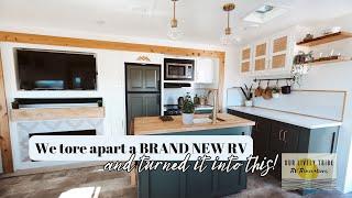 HAVE YOU SEEN THIS FULL TOUR?! RV Renovation Forest River Flagstaff Classic