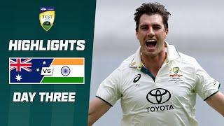 Australia v India 2024-25 | Third Test | Day Three