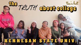 the TRUTH ABOUT COLLEGE | Kennesaw State Univ. | freshman advice, campus life, + more || Ju Lanee'