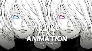 20+ AE Like Text Animations (PRESET) on Alight Motion | Alight Link + XML File | Moonie달 |