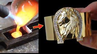 Custom 18K gold bracelet - how to make a gold jewelry