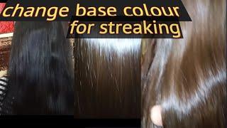 hair colour ideas at home.black to medium ash blonde base colour.anil blue secrets