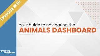 Doobert Webinars - Episode 30: Your Guide to Navigating the Animals Dashboard