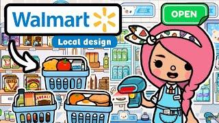 WALMART SUPERMARKET! || Mega Shop Design || Toca Life World