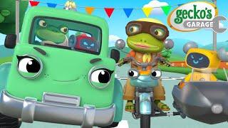 On Your Marks, Geck Set... Go! | Gecko's Garage | Trucks For Children | Cartoons For Kids