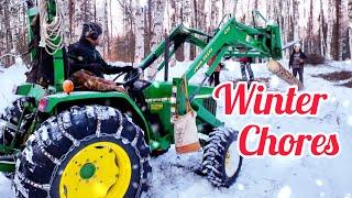 Cold Winter Life on our Alaska Homestead