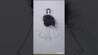 Beautiful glitter dress #trending #fashion #viralshort #glitterart #art&craftbyinaya