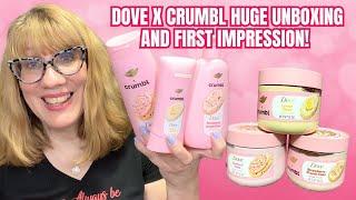 Dove X Crumbl Huge Unboxing and First Impression!