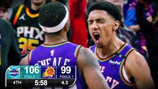 Final 5:58 CRAZY ENDING Suns vs Hornets  | January 12, 2025