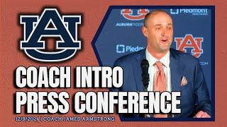 Auburn Soccer Introduces Head Coach James Armstrong | FULL PRESSER