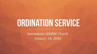 Jordan Chapman - Ordination Service