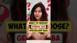 Best Field for BBA? General vs Specialization?BBA Course Complete Details #BBA  #BBACourse