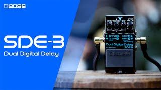 BOSS SDE-3 Dual Digital Delay | Timeless Inspiration