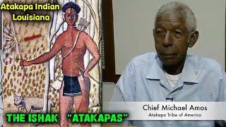 The Ishak "Atakapa", American Indians / Historical Physical Descriptions / Chief Michael Amos