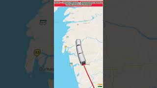 20901- MUMBAI CENTRAL - GANDHINAGAR CAPITAL VANDE BHARAT SF EXPRESS TRAVEL MAP #vandebharatexpress