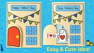 Greeting Cards for Father's Day | Cute Father's Day Easy Card | Fathersday Card | Dads Day Cards