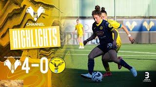 Highlights Serie B Femminile 2024/25 | Hellas Verona Women-Vis Mediterranea 4-0