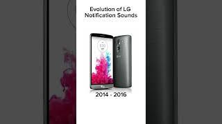 Evolution of LG Notification Sounds #lgg3 #lgg4 #lgg5 #lgg6 #lgg7 #lgg8 #smartphone #notification