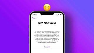 What is a Carrier Locked Phone & How to Unlock It? Sim Not Valid / Network Unlock Pin Fix!