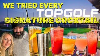 Crazy TopGolf Challenge - What Happened When We Tried Every Signature Cocktail