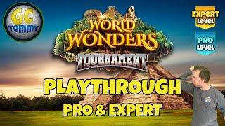 PRO & EXPERT Playthrough, Hole 1-9 - World Wonders Tournament! *Golf Clash Guide*