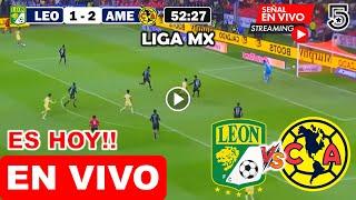 León vs. América en vivo, donde ver, a que hora juega León vs. América Liga MX Clausura 2024