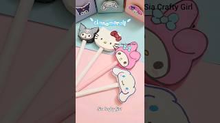 Diy CINNAMOROLL Pen  #shorts #youtubeshorts #trending #pendecoration #sanrio #cinnamoroll #diy