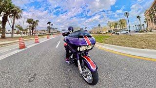 PULLING UP TO DAYTONA BEACH BIKE WEEK 2025 ON MY BUILT CVO!