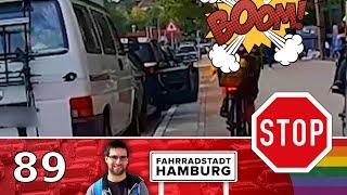 Radfahren in Hamburg (Teil 89) | Fahrrad Dashcam Hamburg