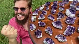 Amethyst Geode "LITTLE BEAUTS" Healing Grade HIGH QUALITY DRUZE Specimens from CosmicCuts.com