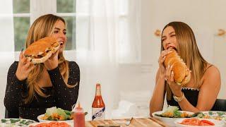 Addison Rae & Hailey Rhode Bieber make sandwiches & play Shoot or Truth | WHO’S IN MY BATHROOM?