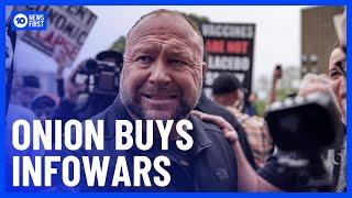 The Onion Buys Alex Jones' Infowars Platform With Backing Of Sandy Hook Families | 10 News First