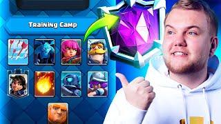 BEATING CLASH ROYALE WITH THE STARTER DECK